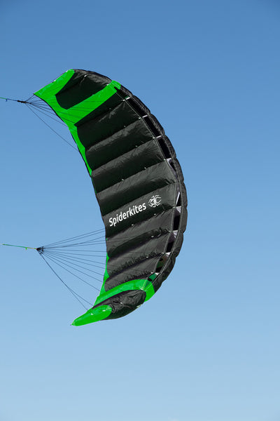 Spiderkites Amigo DC 2.50 + bar Black - Green