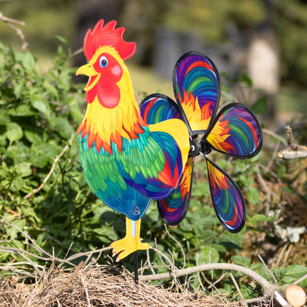 HQ Spin Critter Rainbow Rooster