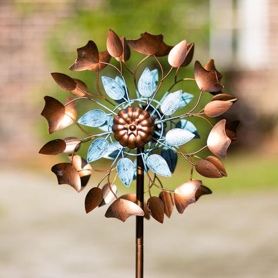 HQ Metal Wind Spinner: Copper Leaf Duett