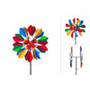 HQ Metal Wind Spinner: Multi-colored Flower Duett