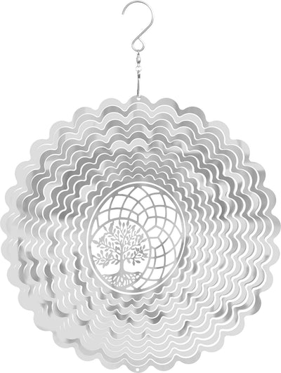 HQ Metal Hanging Wind Spinner 3D Tree Of Life