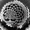 HQ Metal Hanging Wind Spinner 3D Tree Of Life