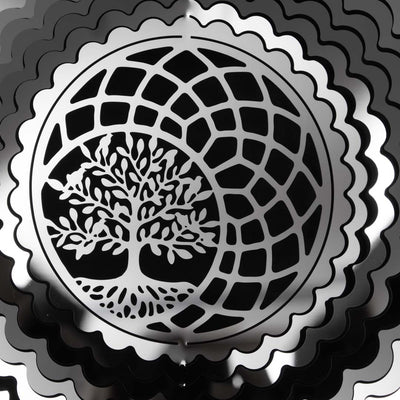 HQ Metal Hanging Wind Spinner 3D Tree Of Life