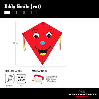 Wolkensturmer Eddy Smile Red