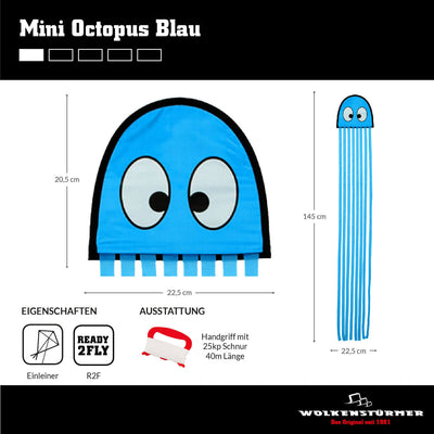 Wolkensturmer Mini Octopus Blue