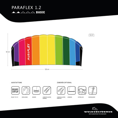 Wolkensturmer Paraflex Basic 1.2 Rainbow