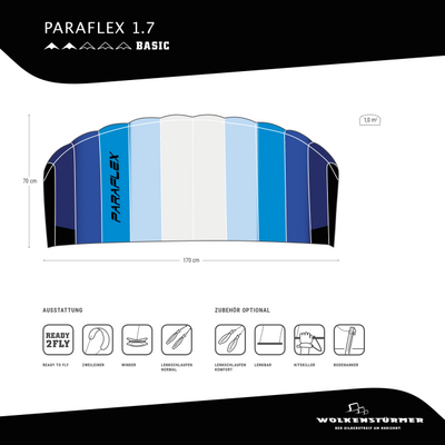 Wolkensturmer Paraflex Basic 1.7 Blue