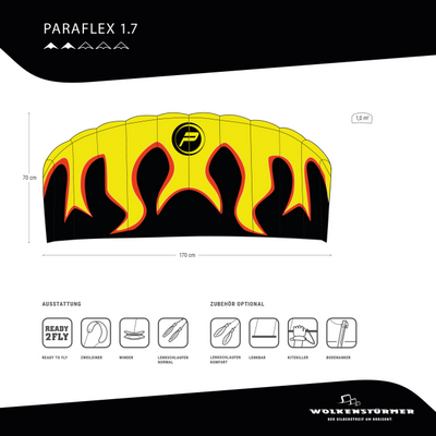 Wolkensturmer Paraflex Basic 1.7 Flame