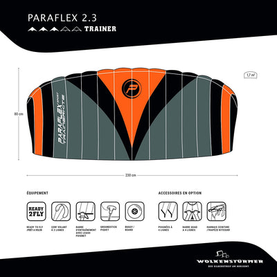 Wolkensturmer Paraflex Trainer 2.3 Neon orange