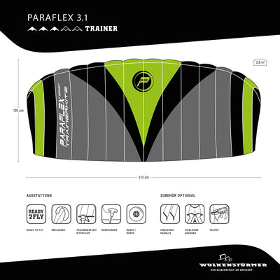 Wolkensturmer Paraflex Trainer 3.1 Neon yellow