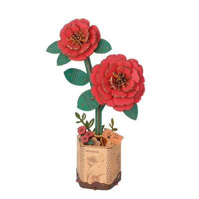 Robotime Red Camellia