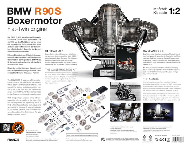 Franzis BMW R90S Flat-Twin Engine