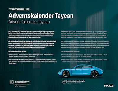 Franzis Porsche Taycan Advent Calendar