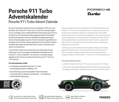 Franzis Porsche 911 Turbo 1:43 Advent Calendar