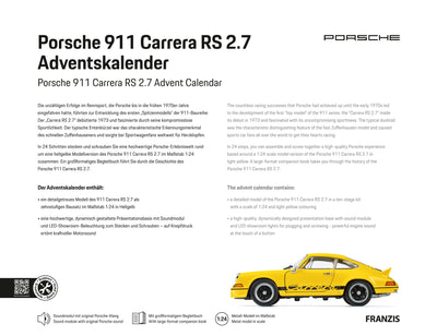 Franzis Porsche 911 Carrera RS Advent Calendar
