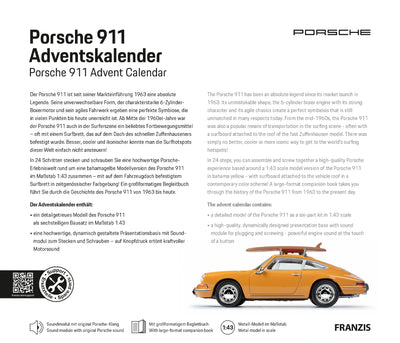 Franzis Porsche 911 Surf Advent Calendar