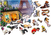 Wooden City Wooden puzzle Puppies in Paris L