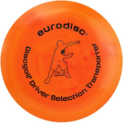 Eurodisc Discgolf driver high quality Marble orange