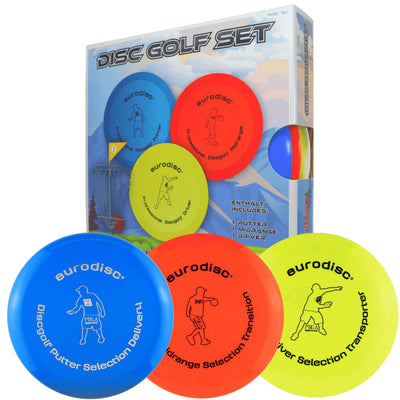 Eurodisc Discgolf start set high qual.