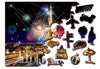 Wooden City Wooden puzzle Paris by night L