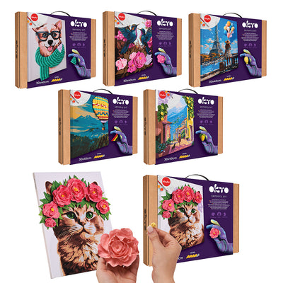 Okto Cat in a Flower Crown