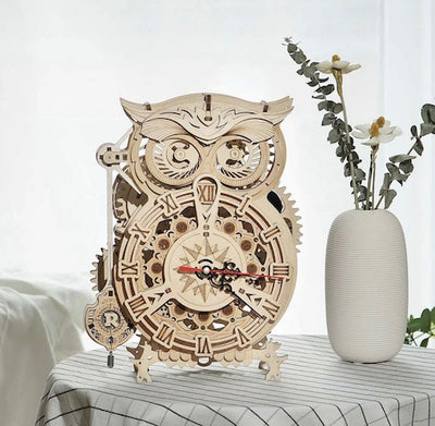 Robotime Owl Clock