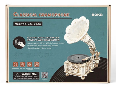 Robotime Classical gramophone (Electric rotate mode)