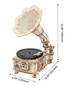 Robotime Classical gramophone (Hand rotate mode)