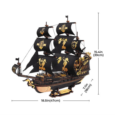 Robotime The Seahorse Barque