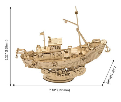 Robotime Fishing Ship