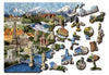 Wooden City Wooden puzzle World landmarks XL