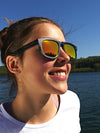 Wave Hawaii Sunglasses Alleys, Black Bamboo