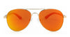 Wave Hawaii Sunglasses Lookback, Steel - Rosewood