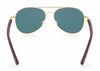 Wave Hawaii Sunglasses Lookback, Steel - Rosewood