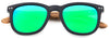 Wave Hawaii Sunglasses Palmar, Acetat black-green-zebrano