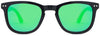 Wave Hawaii Sunglasses Palmar, Acetat black-green-zebrano