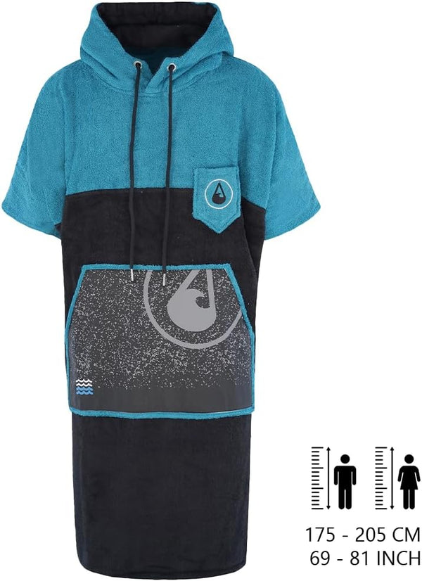 Wave Hawaii Cotton Velours Poncho Uno XL