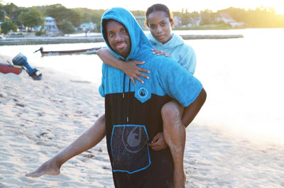 Wave Hawaii Cotton Velours Poncho Uno XL