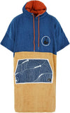 Wave Hawaii Bamboo Poncho Flow L