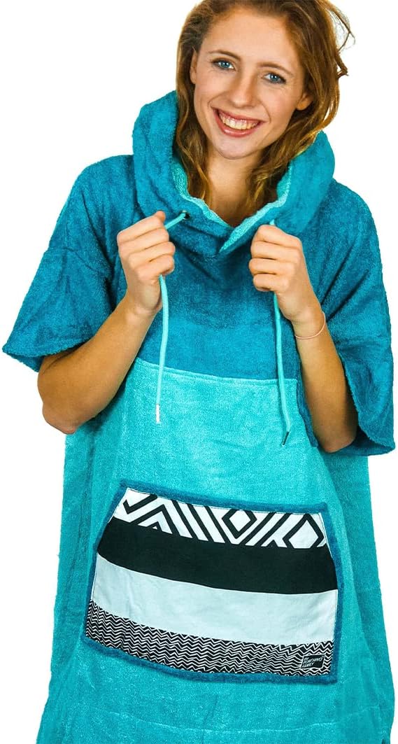 Wave Hawaii Cotton Velours Poncho Air M