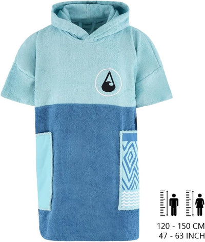 Wave Hawaii Cotton Velours Poncho Maxi XS