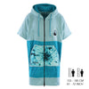 Wave Hawaii Zip Poncho Cotton Flyh M