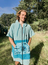 Wave Hawaii Zip Poncho Cotton Flyh M