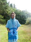 Wave Hawaii Zip Poncho Cotton Flyh M