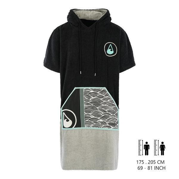 Wave Hawaii Cotton/ Recy-PES Poncho Moledo XL