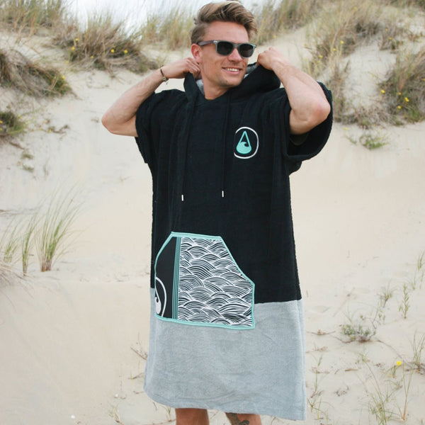 Wave Hawaii Cotton/ Recy-PES Poncho Moledo XL