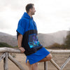 Wave Hawaii Poncho Jellygang, Cotton Velours L