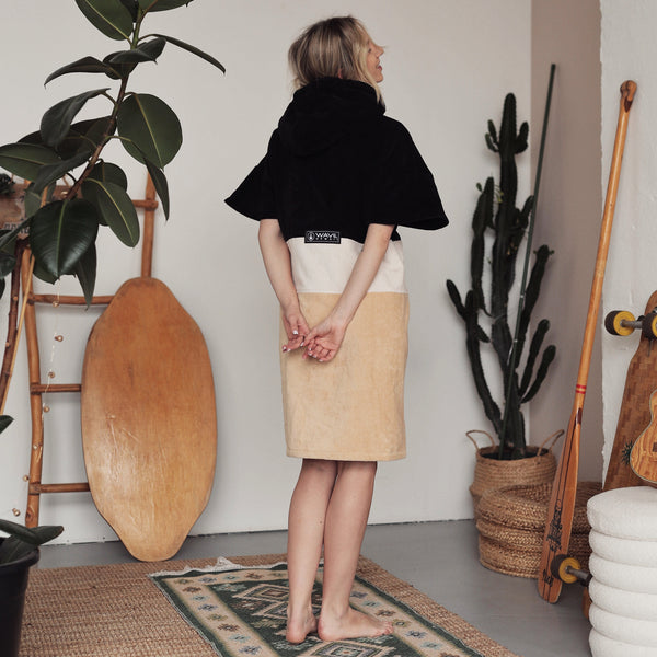 Wave Hawaii Cotton Velours Poncho Safaga XL