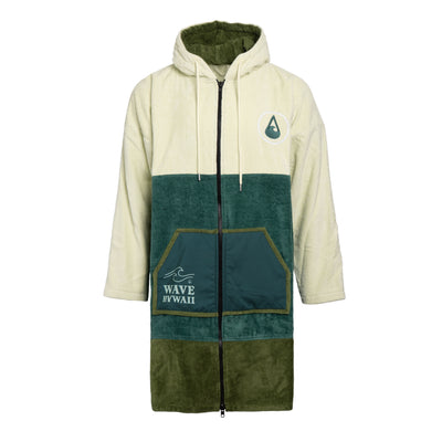 Wave Hawaii Zip Poncho Cotton Velours Longsleeve Pattaya S