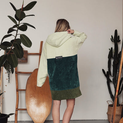 Wave Hawaii Zip Poncho Cotton Velours Longsleeve Pattaya S